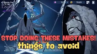 Solo Leveling Arise: Avoid these mistakes - Things not to do