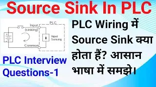 SOURCE SINK  In  PLC | PLC  Interview Question Source Sink | PLC Wrining Source Sink In Hindi # PLC
