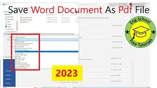 How to Save a Word Document as a PDF |word to pdf