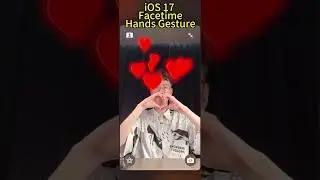 You Definitely DON'T KNOW This iOS 17 Facetime 👍Hand Gestures #wwdc23 #tutorial #shorts