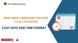 New ABAP Syntax- CAST Date and Time format