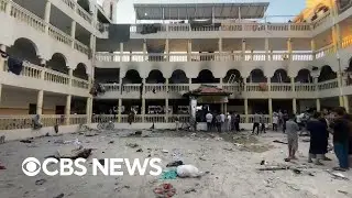 Airstrike at Gaza mosque kills at least 80, Palestinian officials say