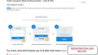 Vultr VPS Vultr VPS receive $50