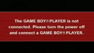 Gameboy Player Error Message: "Gameboy Player Not Connected"