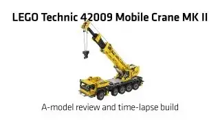 Lego Technic 42009 Mobile Crane MK II A-model Build & Review