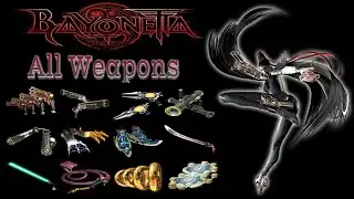 Bayonetta Moveset Showcase (All Weapons, Techniques, Tortures, Punish Attacks & Taunts)