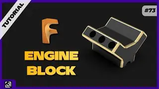 Design a Engine Block in Fusion 360 | Fusion 360 Tutorial 2021 | It’s made EZy