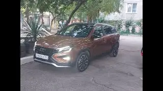 Lada Vesta SW Cross NG 2022г Лада веста CВ кросс NG установил Teyes CC3L 10".CANBUS