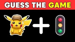 🎮Guess the GAME by Emoji Challenge🎲🎯| QuickQuiz Fun