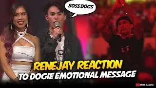 RENEJAYS REACTION to DOGIEs EMOTIONAL MESSAGE . . . 🤯