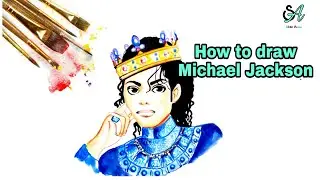 How to Draw Michael Jackson | Michael Jackson | How to Draw | cartoon effect art | State Artist