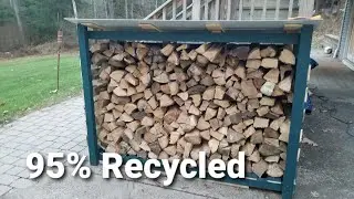 Firewood Storage Rack from Pallets