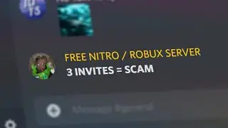 Scam Invite Reward Discord Servers! (Free Robux + Nitro?)