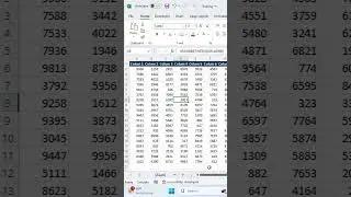 Horizontal scroll shortcut in Excel!