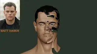 Blender 3D Model | Matt Damon| Workbench Engine