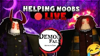 🔴 Live Demonfall 5.0 Update Infinity with Members - Roblox