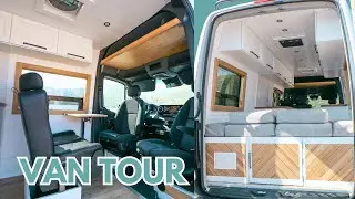 Luxury Sprinter Van Tour | Must See Tiny Home on Wheels