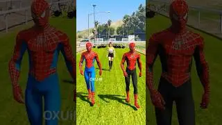 GTA V SPIDER-MAN BROTHERS SAVING GIRL FROM GIANT SPIDERS 🕷️ #shorts #723