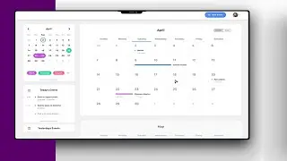 Modern Event Planner / Scheduler -  C# WinForms with Database