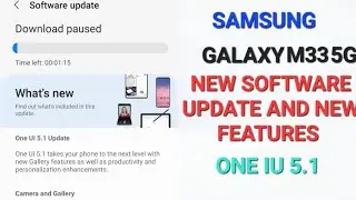 Samsung M33 5G New Software update one ui 5.1 / Samsung M33 5G new update