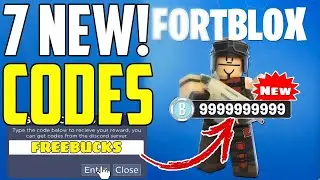 *NEW* ALL WORKING CODES FOR FORTBLOX IN 2024! ROBLOX FORTBLOX CODES