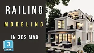 Use Save Time and Boost Productivity with 3Ds Max Tools |Modeling a railing in 1 minute