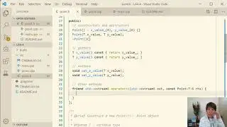 Overload the insertion operator for the template Point class