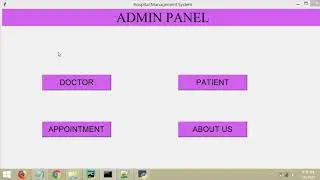 Python Tkinter GUI Project | Hospital Management System