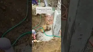 Amazing Construction of Trapezoidal Footing 