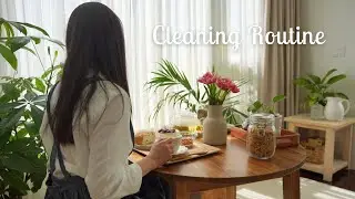 Productive Cleaning Day Routine | Get Motivated with a Silent Vlog 🫧