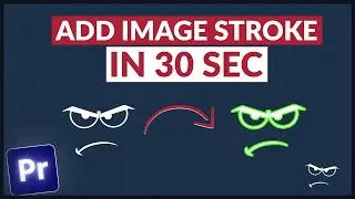 How to OUTLINE Images With Stroke (FAST) | 2023 Premiere Pro