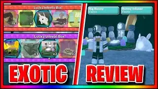 MINERS HAVEN REINCARNATION | EASTER UPDATE | EXOTIC REVIEW | BIG BUNNY + BUNNY INFUSER | ROBLOX