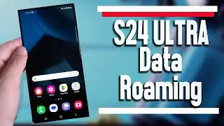 Samsung Galaxy S24 Ultra How to Turn On or Off Data Roaming | S24 Ultra S24+