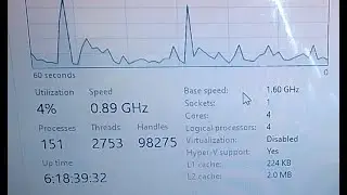 how to check processor speed in hp notebook pentium n3710