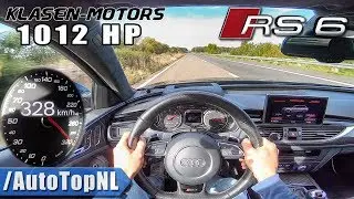 1012HP AUDI RS6 Akrapovic | Klasen Motors | 300+km/h AUTOBAHN POV by AutoTopNL