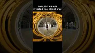 Insta360 X4 tutorial: How to make an inverted tiny planet shot