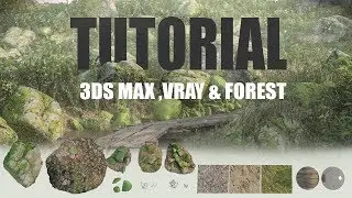 3DS Max vray and forest, mossy stones tutorial :-)