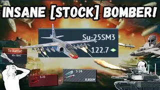 I'm DESTROYING War Thunder by Bombing EVERYTHING with OP Missiles!🔥| [STOCK] Su-25SM3 Experience!