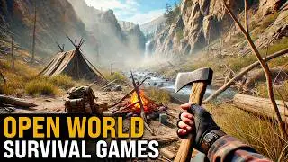 TOP 10 Best OPEN WORLD SURVIVAL GAMES on PC in 2024! | Best Survival Games PC | Survival Open World