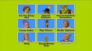 Shrek II DVD Menu Walkthrough