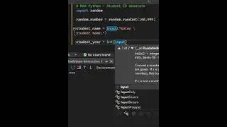 Python Tips - Student ID Number Generator #python #programming #coding #shortvideo #shorts