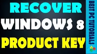 Recover Windows 8/8.1 Product Key