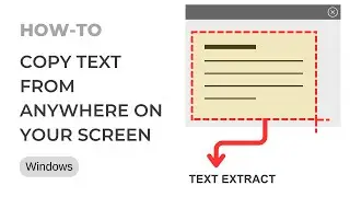 How To Copy Text From Anywhere on Your Screen in Windows
