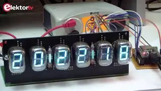 VFD-Tube Clock with ESP32 - vintage components, up-to-date technology