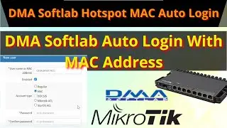 Mikrotik Hotspot Automatic MAC login with DMA Radius | Mikrotik Hotspot MAC Address Auto Login DMA