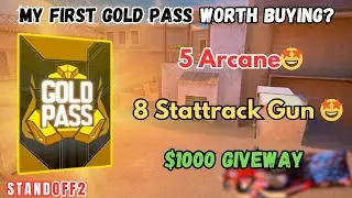 Standoff2 Gold pass worth it? | Got 5 Arcane, 8 Stattracks buying Gold pass in Standoff2 #standoff2