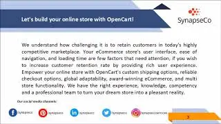 SynapseCo OpenCart Development Company