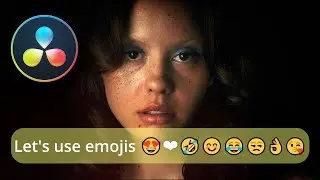 Use Emojis in DaVinci Resolve