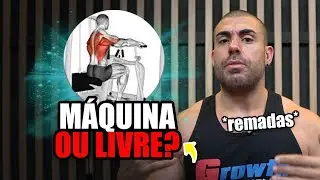 Remada na máquina é melhor que livre?