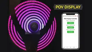 How to Make Arduino POV Display with NeoPixel LEDs